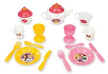 Nádobí a doplňky do kuchyňky - Servírovací tác s čajovou soupravou Disney Princezny Smoby 17dílný růžový_1