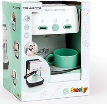 Spotrebiče do kuchynky - Espresso kávovar elektronický Rowenta Electronic Smoby so zvukom a svetlom a šálka na kávu šedo-olivový_3