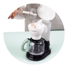 Játékkonyha kisgépek - Reggeliző szett kenyérpirítóval Tefal Breakfast Set Smoby kávéfőzővel csészékkel és kiskanalakkal_1