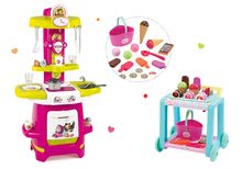 Bucătărie pentru copii seturi - Set bucătărie Cooky Smoby cu parte laterală şi cu maşină de îngheţată Délices de la 18 luni_17