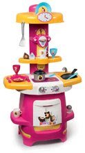 Domčeky pre bábiky sety - Set prebaľovací vozík pre bábiku Baby Nurse Zlatá edícia Smoby s postieľkou, bábika 32 cm a kuchynka Máša a medveď od 18 mes_3
