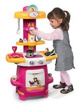 Domčeky pre bábiky sety - Set prebaľovací vozík pre bábiku Baby Nurse Zlatá edícia Smoby s postieľkou, bábika 32 cm a kuchynka Máša a medveď od 18 mes_10