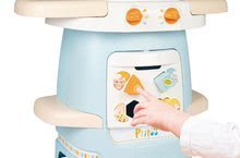 Egyszerű játékkonyhák - Készségfejlesztő konyhácska legkisebbeknek Ptitoo Smoby kockákkal és hangot kiadó órával 18 hó-tól_1