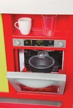 Kuchyňky pro děti sety - Set elektronická kuchyňka Bon Appetit Red&Green Smoby se zvuky a čajová souprava na tácku_3