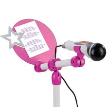 Detské hudobné nástroje - Mikrofón Hello Kitty Smoby so stojanom tmavoružový_1