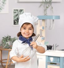 Kuchnie elektroniczne - Kuchnia z dźwiękiem Bon Appetit Kitchen Grey Smoby z piekarnikiem i lodówką z 23 dodatkami_3