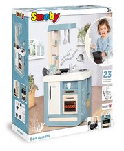 Elektronické kuchyňky - Kuchyňka elektronická Bon Appetit Kitchen Smoby s kávovarem a chladnička s pečicí troubou 23 doplňků 96 cm výška/49 cm pult_6