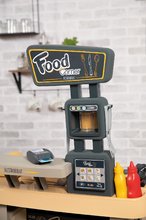 Bucătării electronice de jucărie - Restaurant cu bucătărie Food Corner Smoby cu două fețe cu terminal și distribuitor de băuturi 29 de accesorii_11