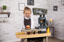 Bucătării electronice de jucărie - Restaurant cu bucătărie Food Corner Smoby cu două fețe cu terminal și distribuitor de băuturi 29 de accesorii_22