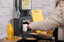 Bucătării electronice de jucărie - Restaurant cu bucătărie Food Corner Smoby cu două fețe cu terminal și distribuitor de băuturi 29 de accesorii_24