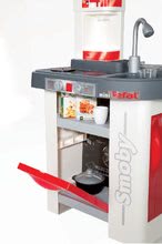 Spielküchensets - Elektronisches Küchenset Tefal Studio Smoby rot und weiß mit Sodagerät und Fleischscheiben als Geschenk_1