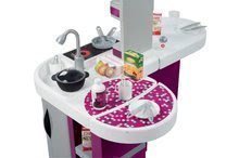 Bucătării electronice de jucărie - Bucătărie de jucărie Tefal Studio XL Smoby cu sunet electronic, loc de luat masa, frigider şi 36 de accesorii mov - argintiu_0