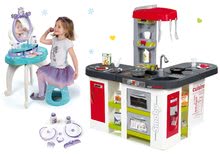 Kuchnia dla dzieci zestawy - Zestaw kuchni Tefal Studio XXL Smoby z magicznym bublem i kosmetycznym stolikiem Frozen 2v1_17