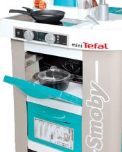 Kuchynky pre deti sety - Set kuchynka Tefal Studio Bubble Smoby tyrkysová elektronická s magickým bublaním a lekársky vozík so zvukom a svetlom_0