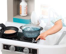 Kuchynky pre deti sety - Set kuchynka Tefal Studio Bubble Smoby tyrkysová elektronická s magickým bublaním a lekársky vozík so zvukom a svetlom_12