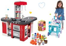 Kuhinje za djecu setovi - Set kuhinja Tefal Studio XXL Smoby s čarobnim mjehurićima i poslužna kolica Frozen, namirnice i kolači_21