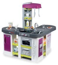 Kuhinje za otroke kompleti - Komplet elektronska kuhinja Tefal Studio XXL Bubble Smoby s čarobnimi mehurčki in kozmetična mizica Frozen 2v1 s stolčkom_6