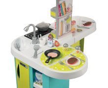 Kuhinje za otroke kompleti - Komplet elektronska kuhinja Tefal Studio XL Bubble Smoby z mehurčki in lesena klop Modulo Space 2v1_5