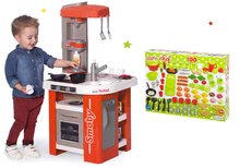 Kuhinje za otroke kompleti - Komplet elektronska kuhinja Tefal Studio 360° Smoby in dodatki za kuhinjo 100% Chef_22