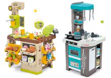 Spielküchensets - Küchenset elektronisch Tefal Studio 360° Bubble Smoby und eine Kaffeehaus-Espressomaschine_49