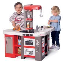 Spielküchensets - Küchenset elektronisch Tefal Studio 360° XXL Bubble Smoby Karotte und ein Puppenhaus mit einem Violette Baby Nurse Large Doll's Play Center_4