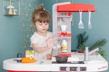 Kuhinje za otroke kompleti - Komplet elektronska kuhinja Tefal Studio 360° XXL Bubble Smoby korenček in hišica za dojenčka z nosilko Violette Baby Nurse Large Doll's Play Center_25