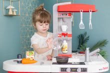 Kuchynky pre deti sety - Set kuchynka elektronická Tefal Studio 360° XXL Bubble Smoby mrkvová a domček pre bábiku s nosítkom Violette Baby Nurse Large Doll's Play Center_25