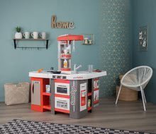 Kuchynky pre deti sety - Set kuchynka elektronická Tefal Studio 360° XXL Bubble Smoby mrkvová a domček pre bábiku s nosítkom Violette Baby Nurse Large Doll's Play Center_6