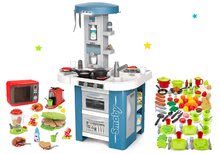 Bucătărie pentru copii seturi - Set bucătărie cu echipament tehnic Tech Edition Smoby electronică cu microunde și aparat de vafe cu alimente_22