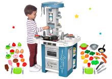 Kuhinje za otroke kompleti - Komplet kuhinja s tehnično opremo Tech Edition Smoby elektronska s posodo in živili 50 delov za Darilo_4