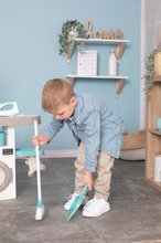 Elektronikus játékkonyhák - Játékkonyha elektronikus mosógéppel és vasalódeszkával Tefal Cleaning Kitchen 360° Smoby hanggal és funkcionális készülékekkel 36 kiegészítő 100 cm magas/51 cm pult_1