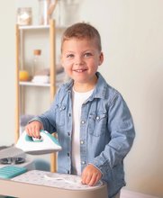 Elektronikus játékkonyhák - Játékkonyha elektronikus mosógéppel és vasalódeszkával Tefal Cleaning Kitchen 360° Smoby hanggal és funkcionális készülékekkel 36 kiegészítő 100 cm magas/51 cm pult_4