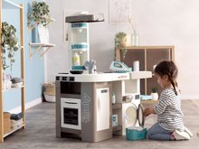 Játékkonyha szettek - Szett elektronikus játékkonyha mosógéppel és vasalódeszkával Tefal Cleaning Kitchen 360° Smoby és háromrészes barkácsműhely összeszerelhető kisautóval_10