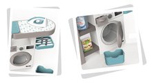 Kuhinje za otroke kompleti - Komplet elektronska kuhinja s pralnim strojem in likalno desko Tefal Cleaning Kitchen 360° Smoby in hišica za dojenčka trikrilna z nočno lučko_9