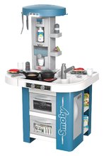 Elektronikus játékkonyhák - Játékkonyha hanggal és fénnyel Tech Edition Kitchen Smoby működő konyhai ezsközökkel és élelmiszerekkel 35 kiegészítő 100 cm magas/51 cm pult_2
