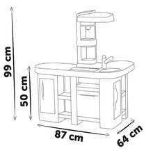 Kozmetične mizice kompleti - Komplet tridelna brivnica Barber Cut&Barber Shop Smoby in elektronska kuhinja s čarobnimi mehurčki in set za zajtrk_26