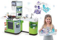 Kuchnia dla dzieci zestawy - Zestaw kuchnia CookMaster Verte Smoby z lodem i efektami dźwiękowymi oraz taca do serwowania Frozen_11