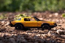 Modelle - Spielzeugauto Chevrolet Camaro 1977 Bumblebee Transformers T7 Jada Metall mit aufklappbaren Türen 1:32_0