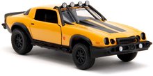 Modelle - Spielzeugauto Chevrolet Camaro 1977 Bumblebee Transformers T7 Jada Metall mit aufklappbaren Türen 1:32_1