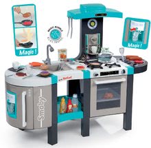 Elektroničke kuhinje - Set kuhinja električna Tefal French Touch Bubble Smoby s čarobnim mjehurićima i kolica za serviranje s doručkom 100% Chef_7