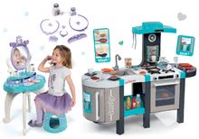 Kuchyňky pro děti sety - Set kuchyňka elektronická Tefal French Touch Bubble Smoby s magickým bubláním a kosmetický stolek 2v1 Frozen_17