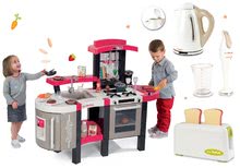 Kuhinje za otroke kompleti - Komplet kuhinja Tefal SuperChef Smoby z žarom in kavnim avtomatom in 3 kuhinjski aparati Tefal_22