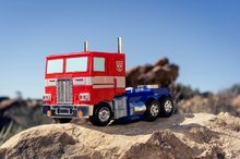 Autos mit Fernsteuerung - ferngesteuertes Spielzeugauto und Roboter RC Optimus Prime 2v1 Transformers Jada mit Ton und Licht_16