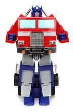 Vozila na daljinsko upravljanje - Avtomobilček in robot na daljinsko vodenje RC Optimus Prime 2v1 Transformers Jada z zvokom in lučko od 6 leta_3
