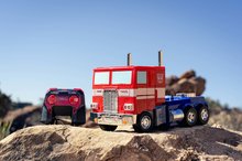 Autos mit Fernsteuerung - ferngesteuertes Spielzeugauto und Roboter RC Optimus Prime 2v1 Transformers Jada mit Ton und Licht_19
