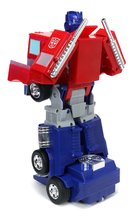 Mașini cu telecomandă - Mașină de jucărie cu telecomandă și robot RC Optimus Prime 2v1 Transformers Jada cu sunete și lumini_2