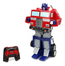 Radiocomandati - Veicolo radiocomandato e robot  RC Optimus Prime 2in1 Transformers Jada con suoni e luci JA3114000_4