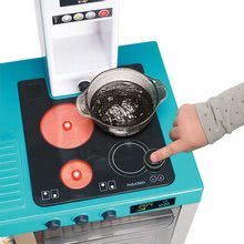 Elektronische Spielküchen - Küche Cheftronic Bubble Blue Smoby elektronisch mit Sprudeln Licht und Sounds und 22 Zubehörteilen_0