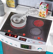 Elektronické kuchynky - Kuchynka Cook´tronic Bubble Smoby elektronická s magickým bublaním, svetlom a zvukmi a 21 doplnkami tyrkysová_0