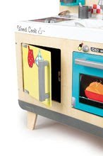 Kuhinje za otroke kompleti - Komplet lesena kuhinja Wood Cook Smoby s kavnim avtomatom in servirnim vozičkom z zajtrkom_2